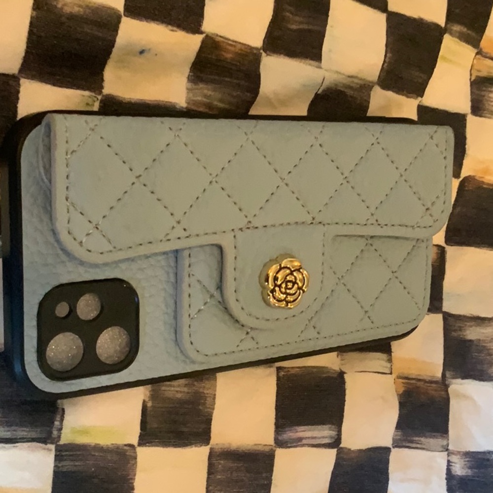 Quilted Blue Phone Case